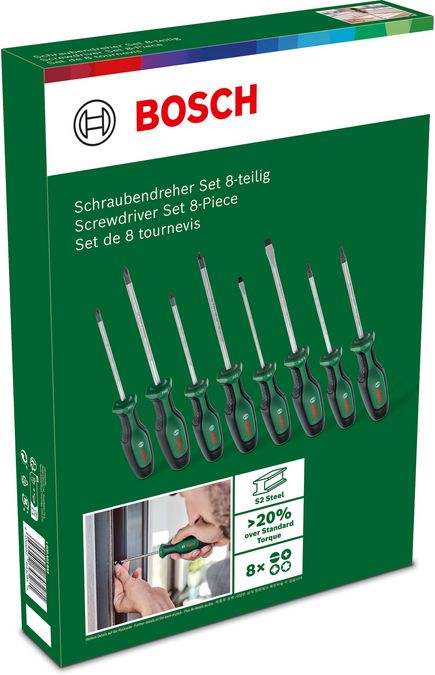 Schraubendreher-Set, 8-teilig Handwerkzeuge 1600A02BX8 1600A02BX8-2