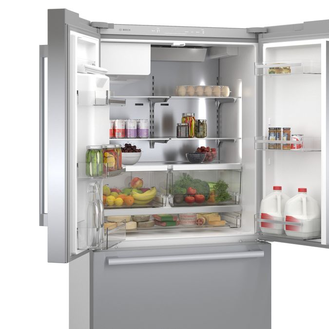 Série 500 Réfrigérateur à portes françaises congélateur en bas 36'' Acier inoxydable facile à nettoyer B36CD50SNS B36CD50SNS-7