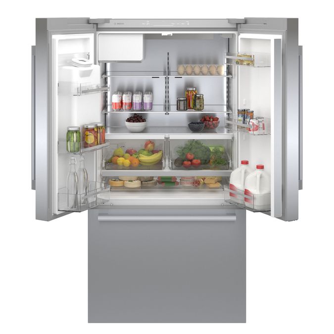 500 Series French Door Bottom Mount Refrigerator 36'' Easy clean stainless steel B36CD50SNS B36CD50SNS-9