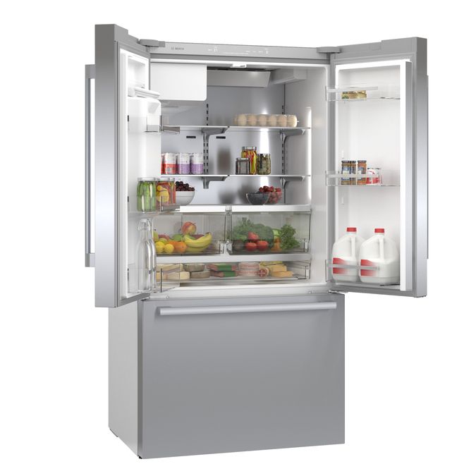 500 Series French Door Bottom Mount Refrigerator 36'' Brushed steel anti-fingerprint B36CD50SNS B36CD50SNS-10