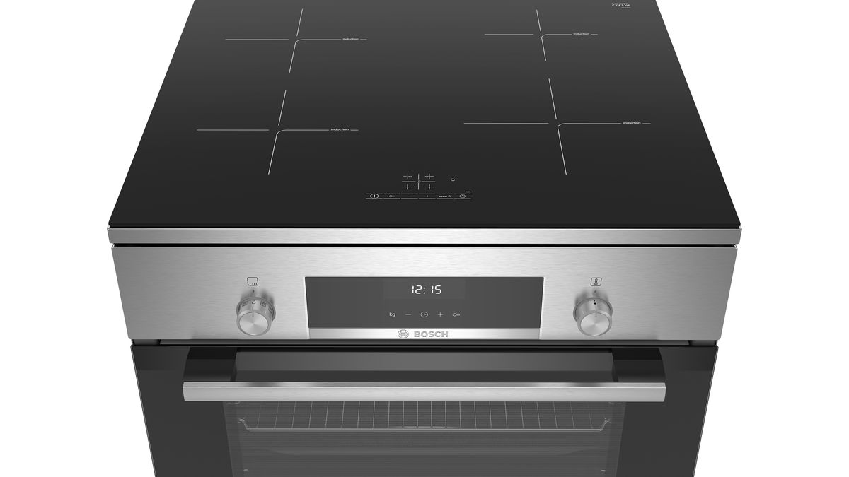 B-vara -Serie 6 Spis med induktionshäll Rostfritt stål HLS59E050UB HLS59E050UB-2