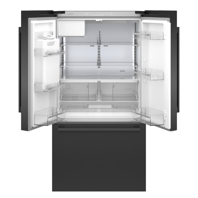 Série 500 Réfrigérateur à portes françaises congélateur en bas 36'' Acier inoxydable noir B36CD50SNB B36CD50SNB-5