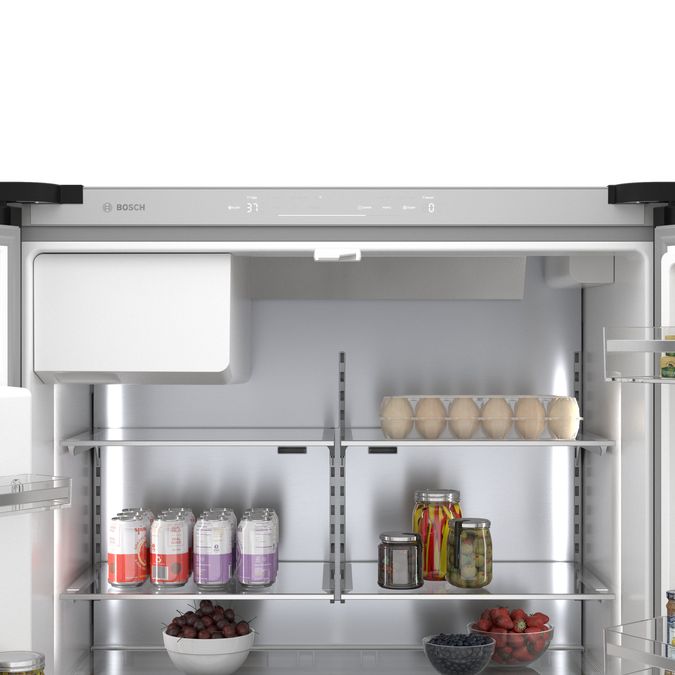 Série 500 Réfrigérateur à portes françaises congélateur en bas 36'' Acier inoxydable noir B36CD50SNB B36CD50SNB-13