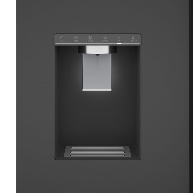 Série 500 Réfrigérateur à portes françaises congélateur en bas 36'' Acier inoxydable noir B36CD50SNB B36CD50SNB-16