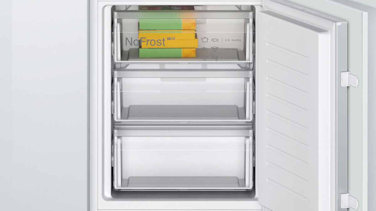Series 2 Built-in fridge-freezer with freezer at bottom 177.2 x 54.1 cm sliding hinge KIN86NSE0G KIN86NSE0G-5
