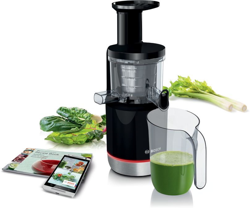 Slow juicer  VitaExtract 150 W Black, Brushed stainless steel MESM731MIN MESM731MIN-8