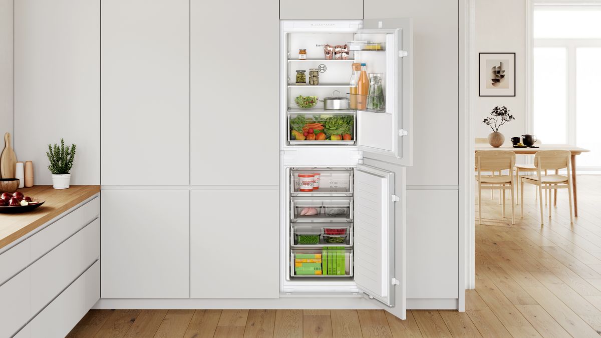 integrated fridge sliding hinges