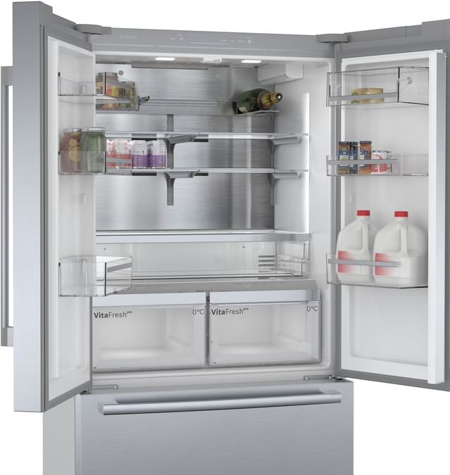 Série 8 Réfrigérateur multi-portes congélateur en bas 183 x 90.5 cm Acier brossé anti-traces KFF96PIEP KFF96PIEP-2