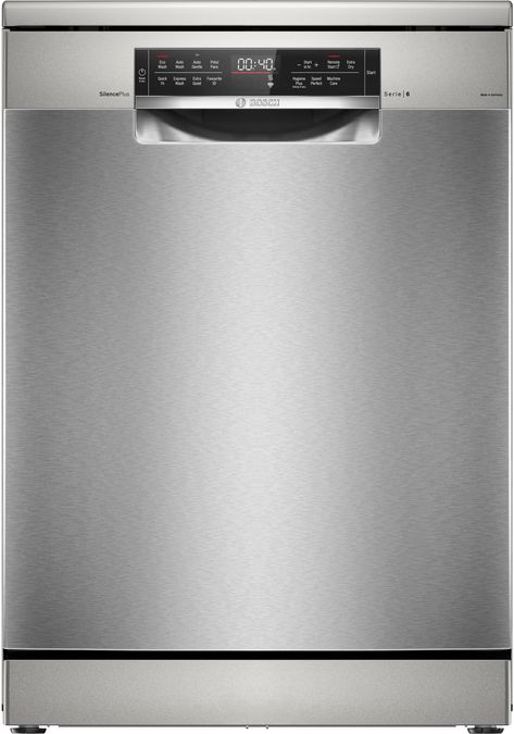 Series 6 free-standing dishwasher 60 cm silver inox SMS6HCI01A SMS6HCI01A-1