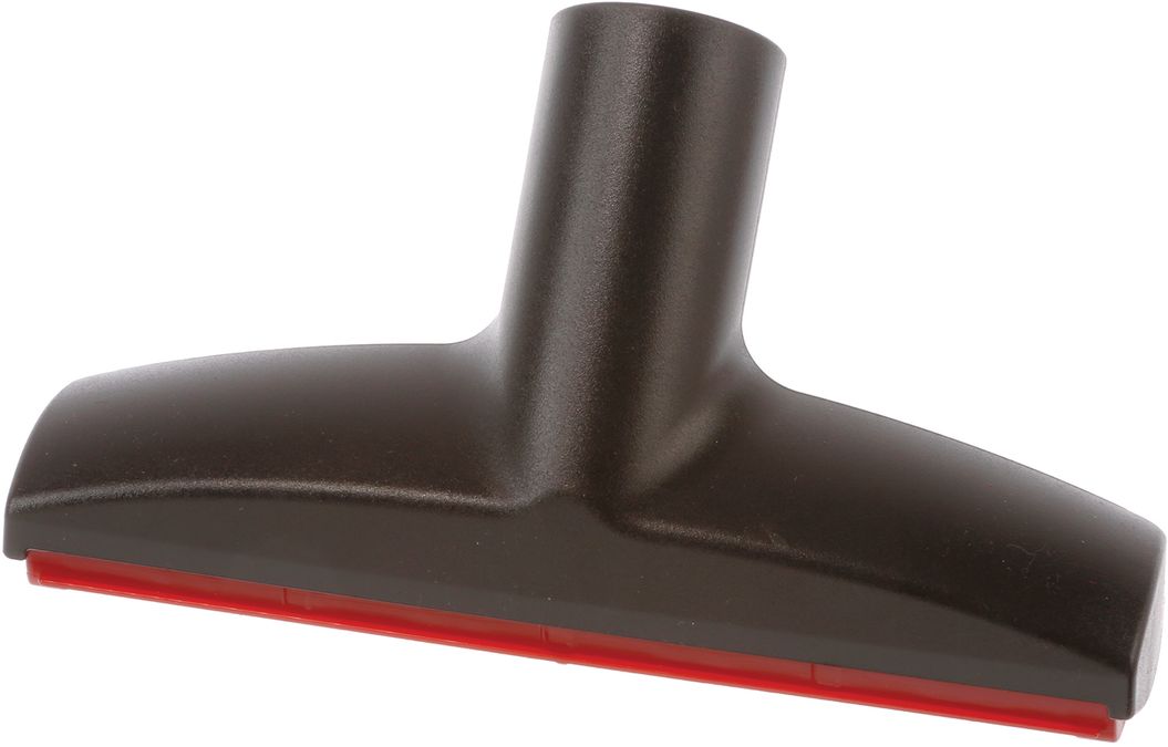 Upholstery nozzle black; standard-connection; plastic sole 17000181 17000181-2