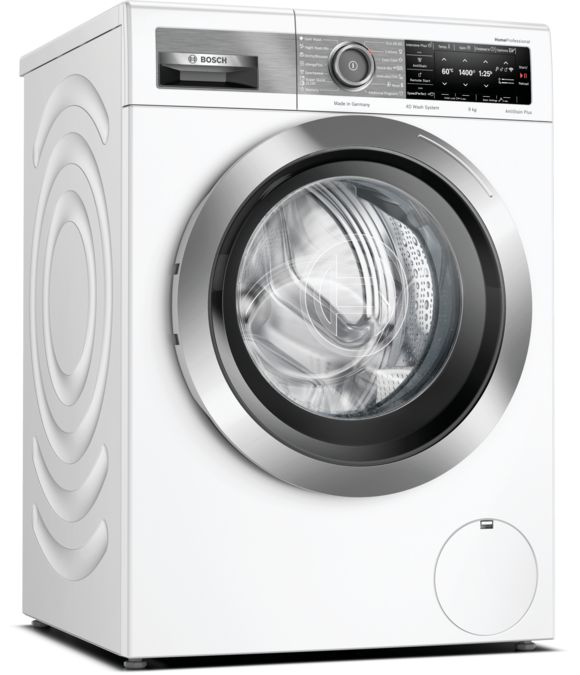 HomeProfessional washing machine, frontloader fullsize 9 kg 1400 rpm WAV28GH0BY WAV28GH0BY-1