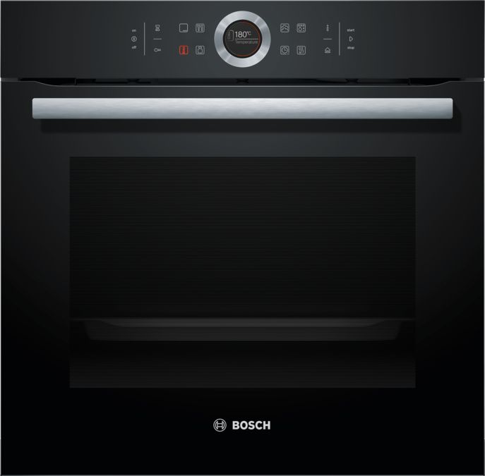 Series 8 Built-in oven with added steam function 60 x 60 cm Black HRG6753B1A HRG6753B1A-1