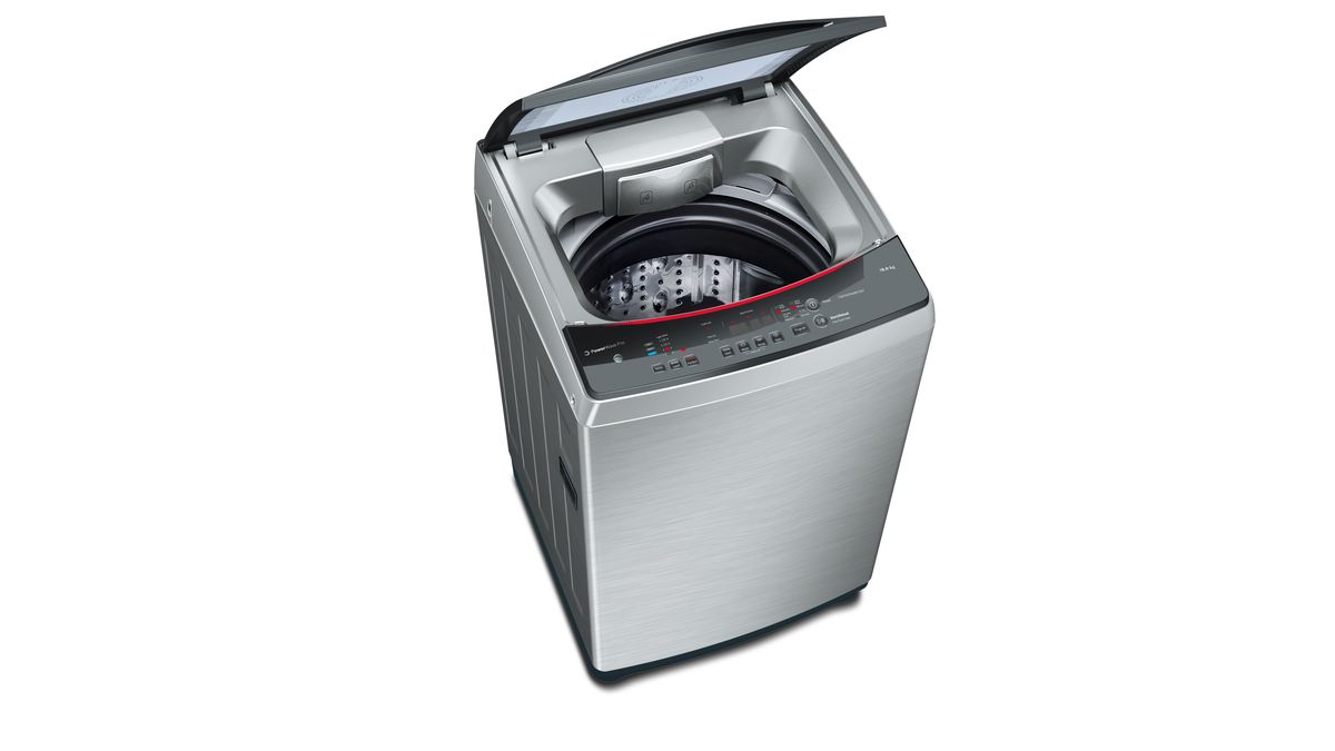 Series 4 washing machine, top loader , Silver inox WOA106X2IN WOA106X2IN-3