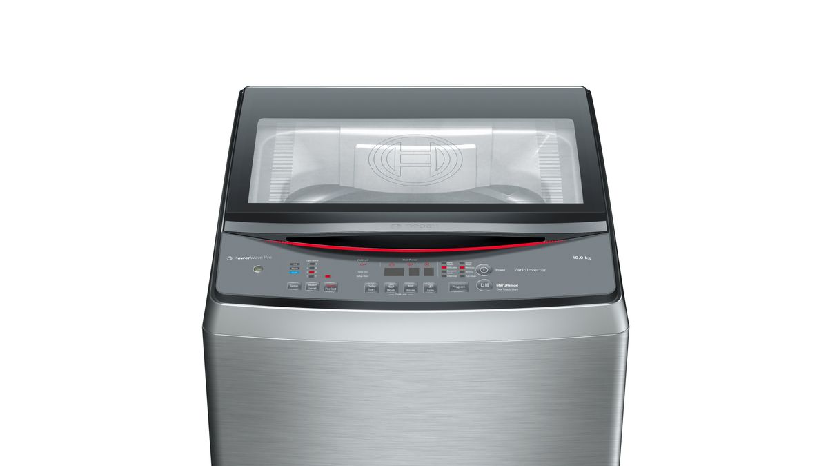 Series 4 washing machine, top loader , Silver inox WOA106X2IN WOA106X2IN-2