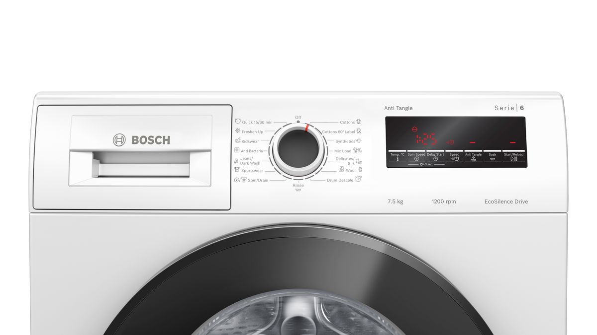 Series 6 washing machine, front loader 7.5 kg 1200 rpm WAJ2426EIN WAJ2426EIN-2