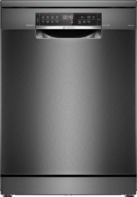 Series 6 Free-standing dishwasher 60 cm Black inox SMS6HCB01A SMS6HCB01A-1