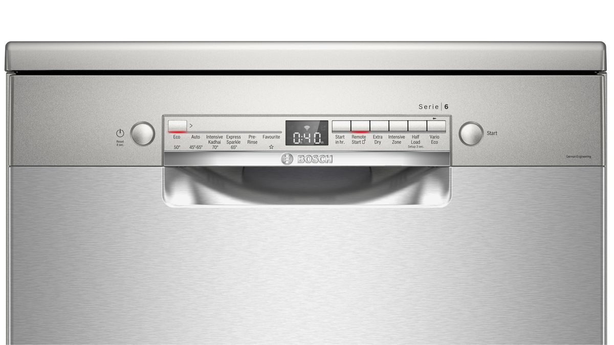 Series 6 free-standing dishwasher 60 cm Inox Easy Clean SMS6ITI01I SMS6ITI01I-5
