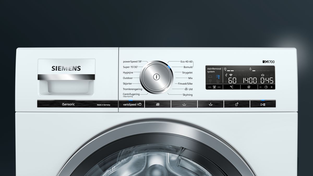 iQ700 Tvättmaskin, frontmatad 9 kg 1400 v/min WM14VMHADN WM14VMHADN-3
