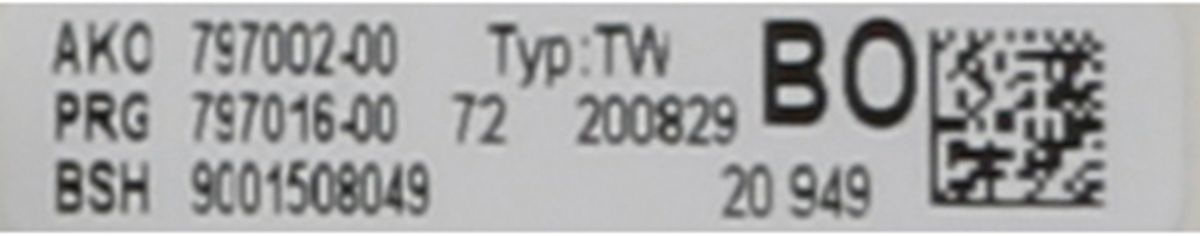 Operating module programmed 11033764 11033764-3