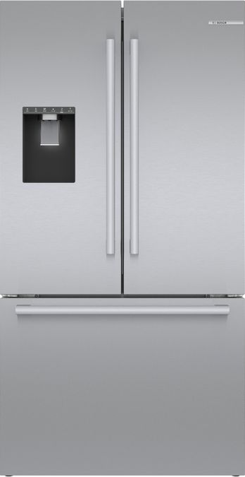 500 Series French Door Bottom Mount Refrigerator 36'' Brushed steel anti-fingerprint B36CD50SNS B36CD50SNS-1