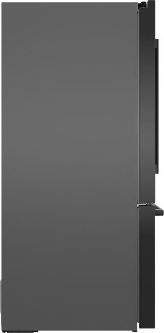 500 Series French Door Bottom Mount Refrigerator 36'' Brushed steel anti-fingerprint, Black stainless steel B36FD50SNB B36FD50SNB-9