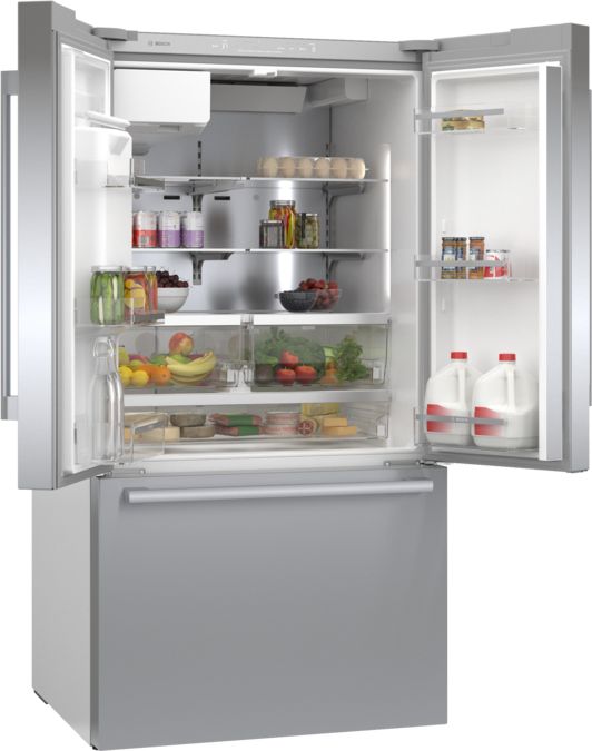 500 Series French Door Bottom Mount Refrigerator 36'' Easy clean stainless steel B36FD50SNS B36FD50SNS-7