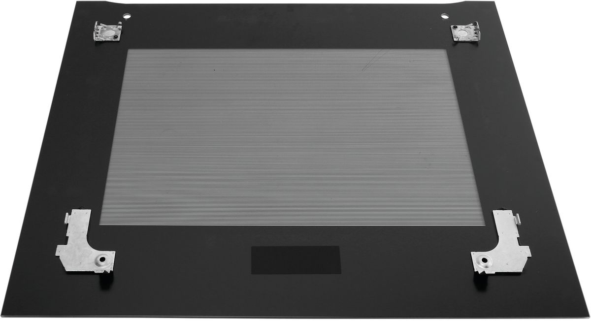 Glass front panel black 00776030 00776030-2