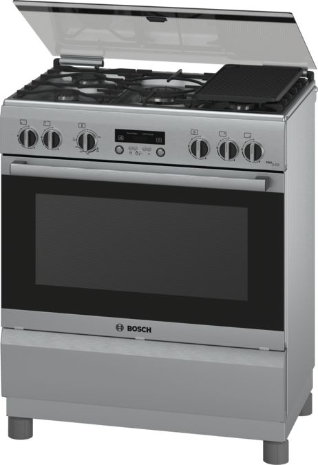 Serie 4 Cocina de gas de libre instalación Acero inoxidable HSK12I26SE HSK12I26SE-1
