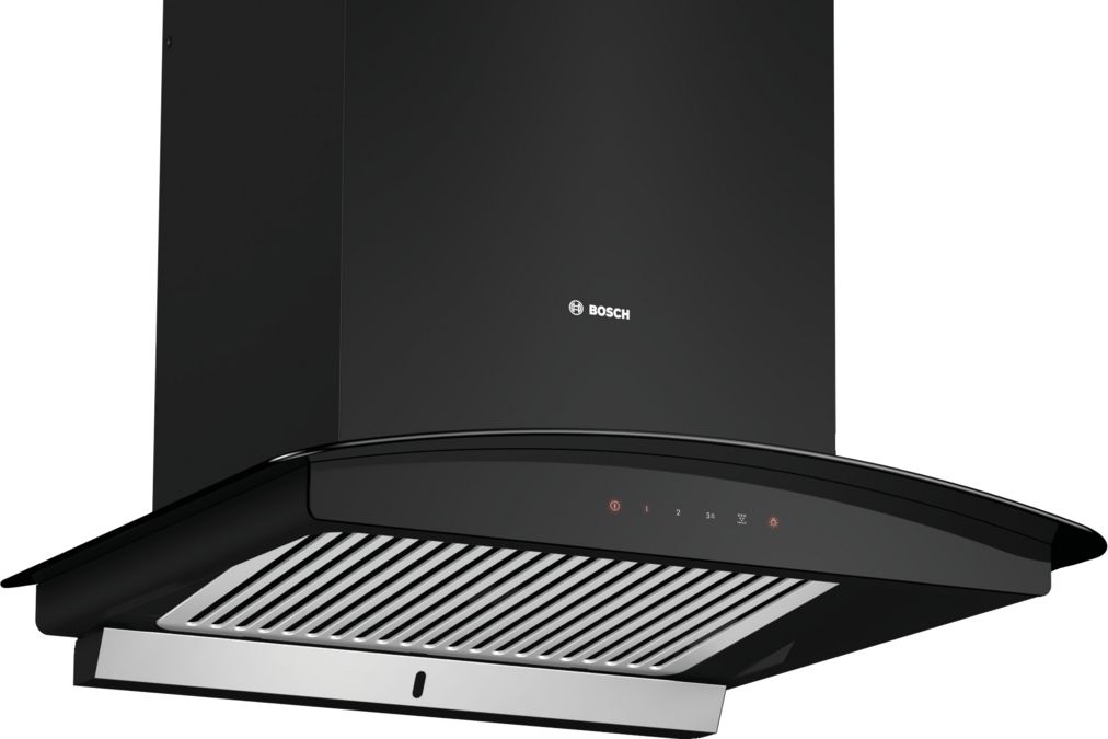 Series 4 wall-mounted cooker hood 60 cm Flat black DWHA68G60I DWHA68G60I-1