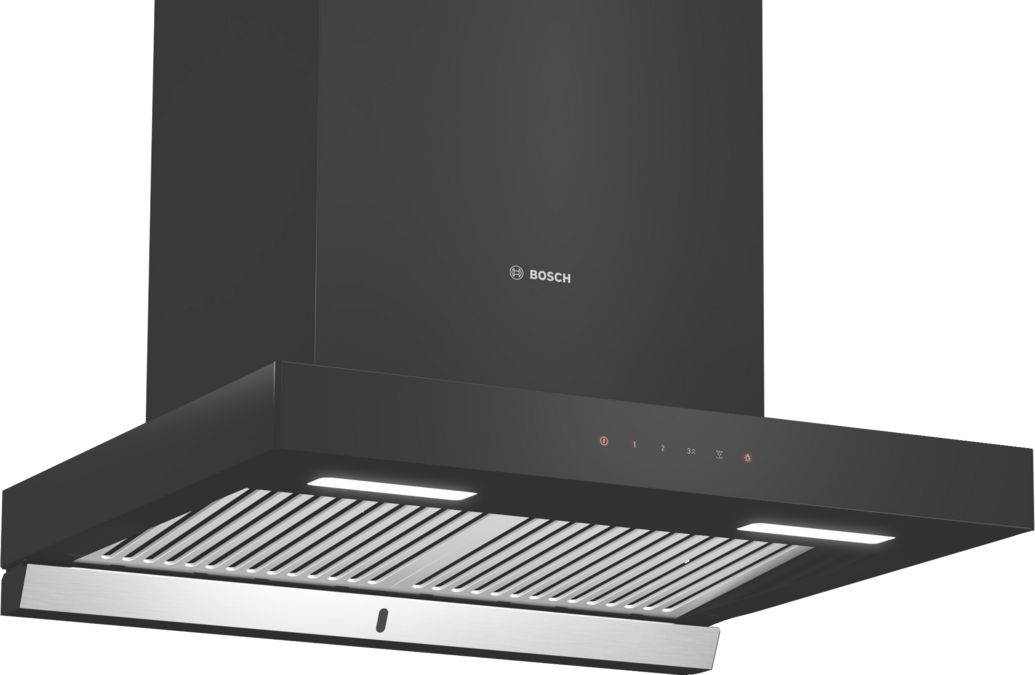 Series 4 wall-mounted cooker hood 60 cm Matt black  DWBA68G60I DWBA68G60I-1