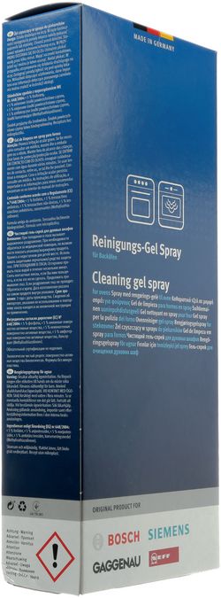 Produit de nettoyage Spray nettoyant pour fours, fours vapeur et fours avec fonction micro-ondes. 00311860 00311860-3