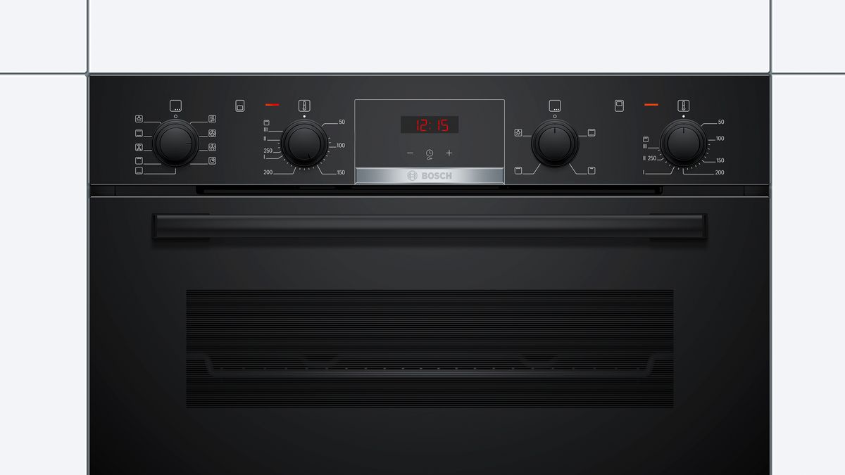 Serie | 4 Built-in double oven Black MBA534BB0A MBA534BB0A-2