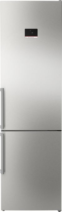 Series 4 free-standing fridge-freezer with freezer at bottom 203 x 60 cm Stainless steel (with anti-fingerprint) KGN397ICT KGN397ICT-1
