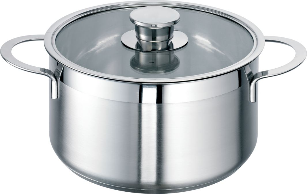 Large stockpot with glass lid Suitable for induction cooktops 00576160 00576160-1