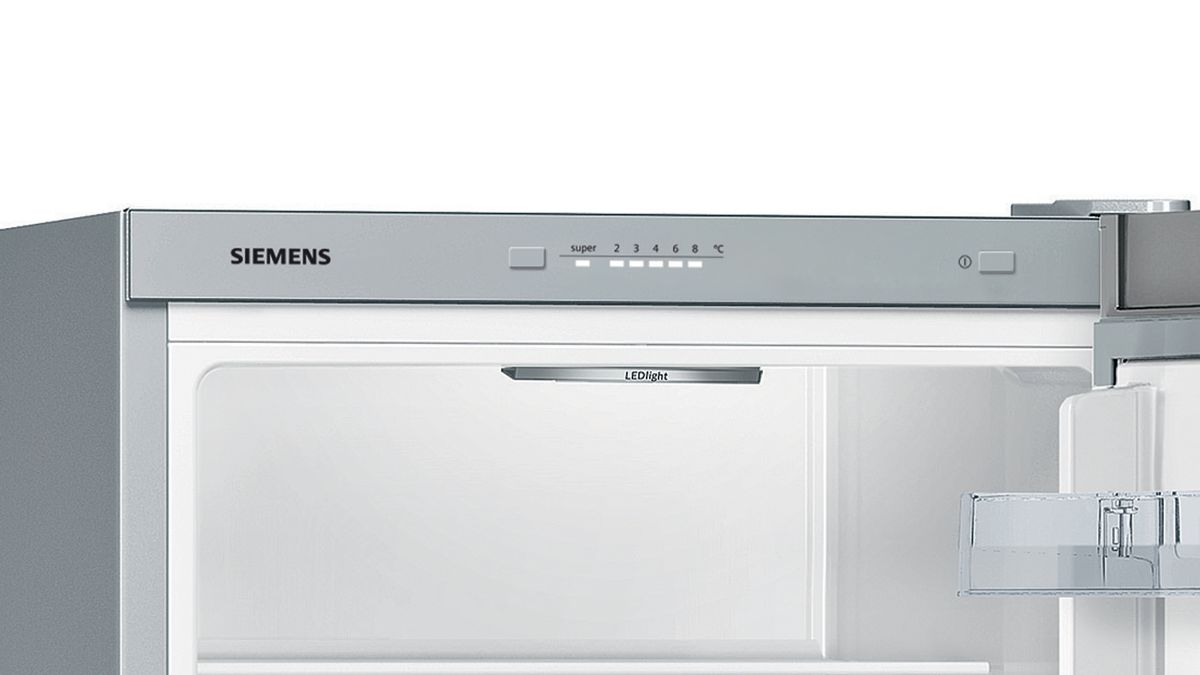 iQ300 Kombinerad kyl/frys 186 x 60 cm Borstat stål med antiFingerprint KG36VVIEA KG36VVIEA-4