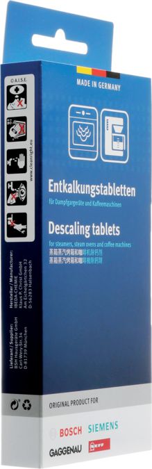 Descaling Tablets for Coffee Machines and Oven Steams 00311976 00311976-4