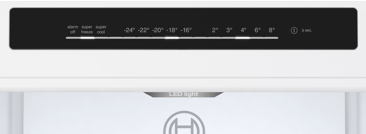 Series 4 Free-standing fridge-freezer with freezer at bottom 186 x 60 cm Stainless steel look KGN362LDFG KGN362LDFG-5