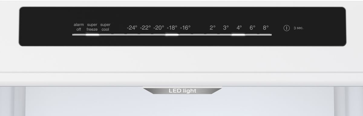 Serie 4 Kombinerad kyl/frys 203 x 60 cm Borstat stål med anti-fingerprint KGN39VIDT KGN39VIDT-5