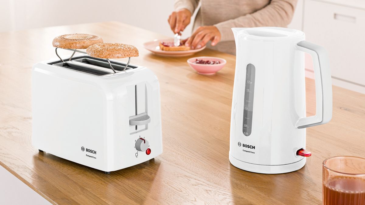 Kompakt Toaster CompactClass Weiß TAT3A011 TAT3A011-7