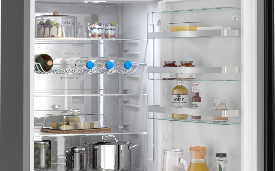B-vara / Hämtas endast i vår butik -iQ500 Kombinerad kyl/frys 203 x 60 cm Mörkt antracitfärgat stål, Total noFrost KG39NAXCF-B KG39NAXCF-B-5