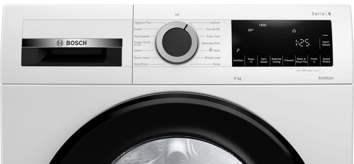 Series 6 Washing machine, front loader 9 kg 1400 rpm WGG24409GB WGG24409GB-4