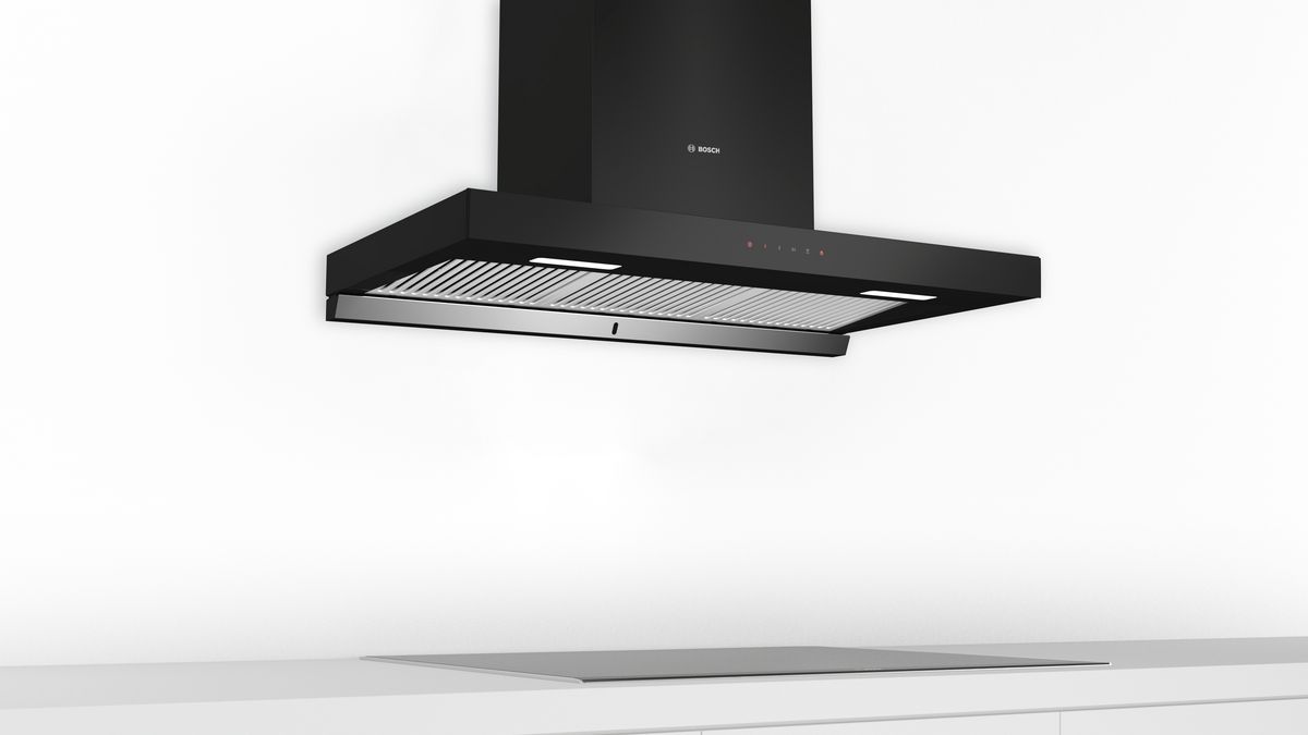 Series 4 wall-mounted cooker hood 90 cm Flat black DWBA98G60I DWBA98G60I-2