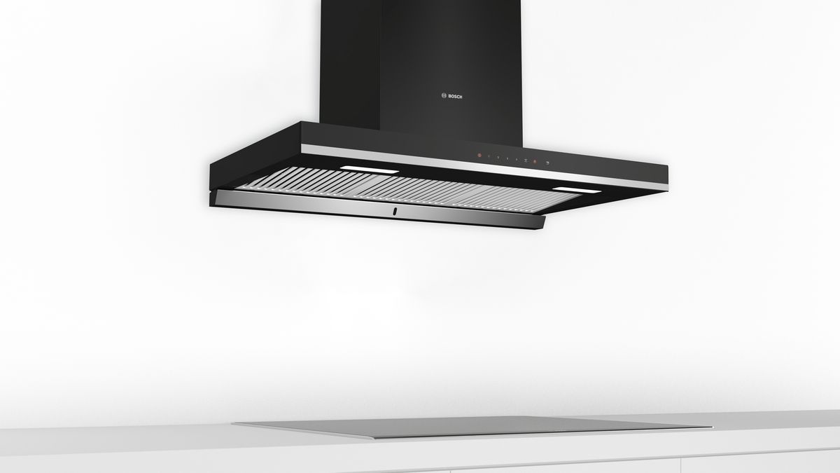 Series 4 wall-mounted cooker hood 90 cm Flat black DWBA98J60I DWBA98J60I-4