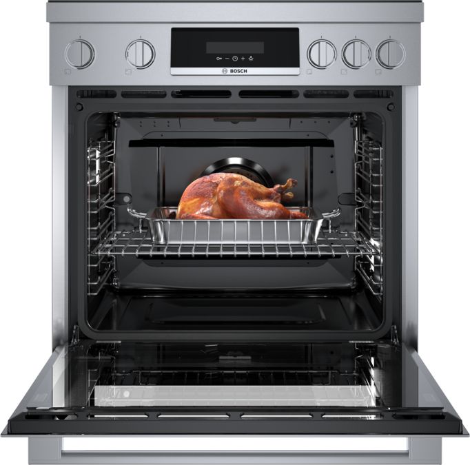 800 Series Induction freestanding range cooker Stainless Steel HIS8055C HIS8055C-9