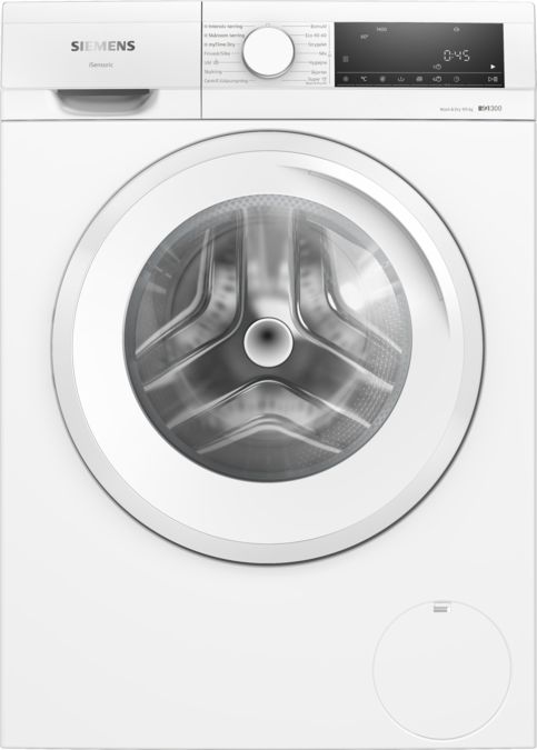 iQ300 Kombineret vask og tør 9/5 kg 1400 omdr./min., Hvid WN34A1V0DN WN34A1V0DN-1