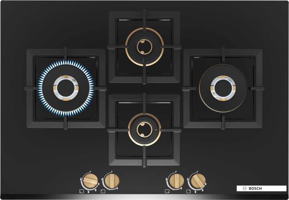 Series 6 Gas hob 75 cm Tempered glass, Black PNI7B6G20I PNI7B6G20I-1