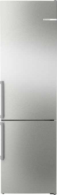Serie 6 Szabadonálló, alulfagyasztós hűtő-fagyasztó kombináció 203 x 60 cm Szálcsiszolt acél (ujjlenyomat-mentes) KGN39AIAT KGN39AIAT-1