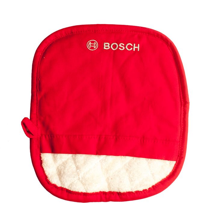 Bosch Original Cotton Padded Oven Glove and Pot Holder Set-Microwave Oven Gloves Set 17002468 17002468-2