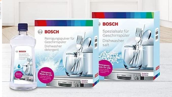 Bosch Dishwasher Combo Pack – Dishwasher Detergent, Salt & Rinse Aid 17003714 17003714-1
