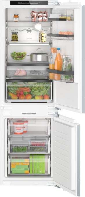 Série 6 Réfrigérateur combiné intégrable 177.2 x 55.8 cm Charnières pantographes SoftClose KIN86SDD0 KIN86SDD0-1